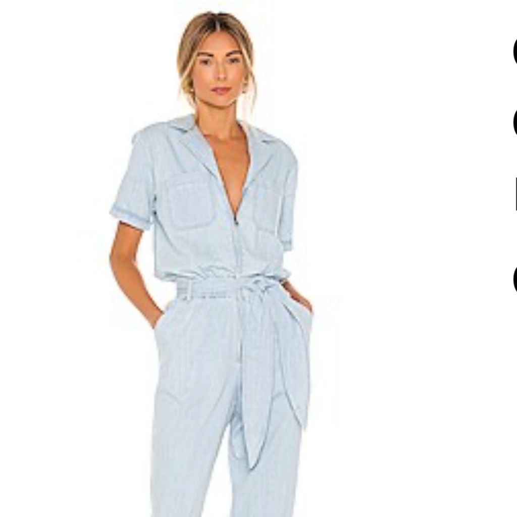 David Lerner Chambray Jumpsuit